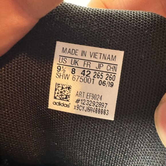 Adidas Falcon Trail Womens 9.5 Black‎ White Oreo Shoes Sneakers Athletic - Picture 8 of 8